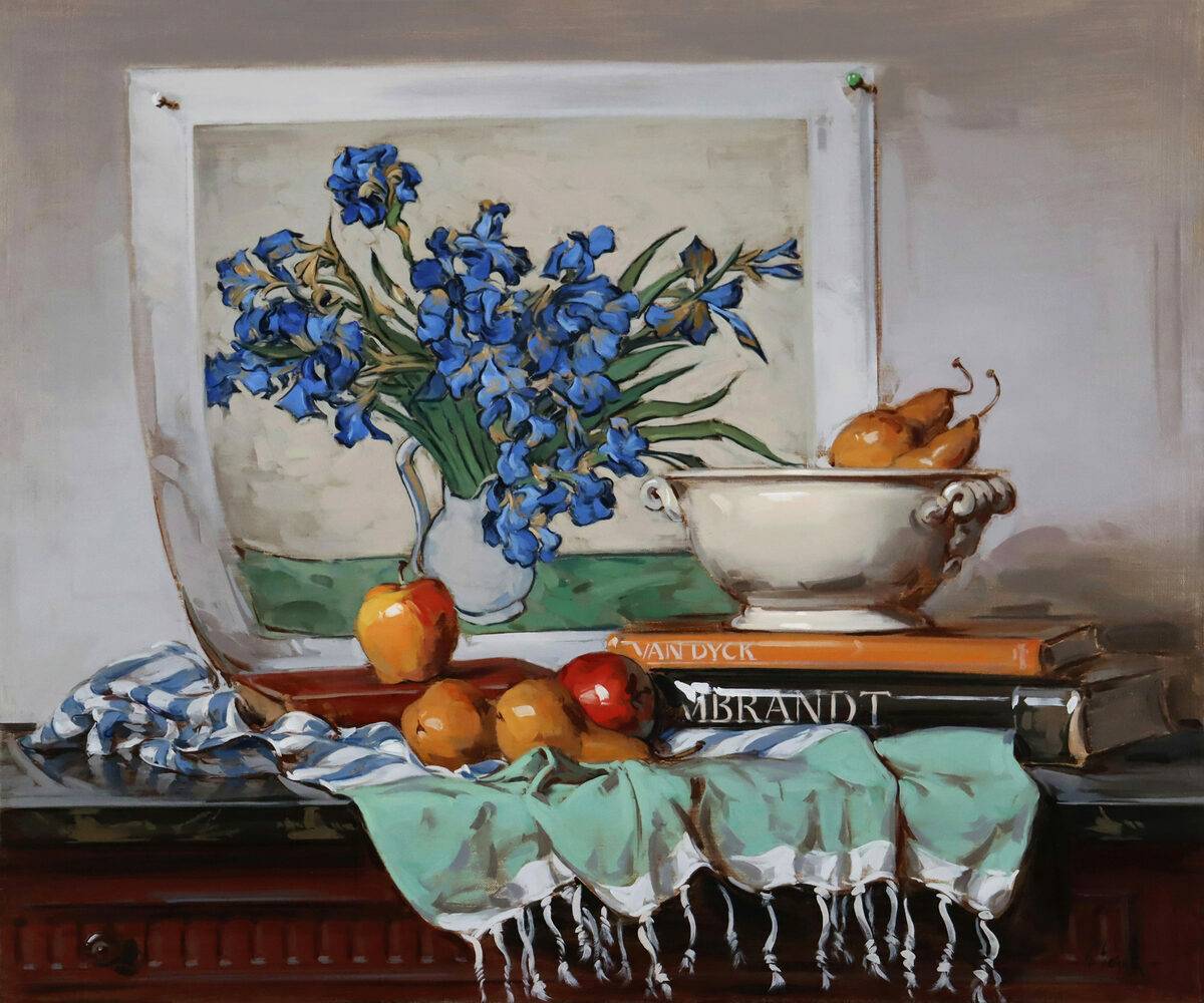 Still Life with Van Goghs Iris by T Torak