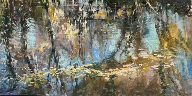 Wolf_J_AutumnInGolds_7pLxY Audubon Artists Silver Medal of Honor 2025 Jane Wright Wolf<br />
Autumn in Gold’s