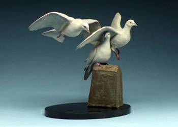 Noah's Message, Cathy Ferrell, Sculpture