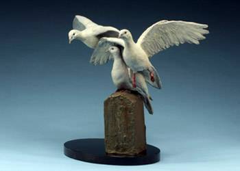 Noah's Message, Cathy Ferrell, Sculpture