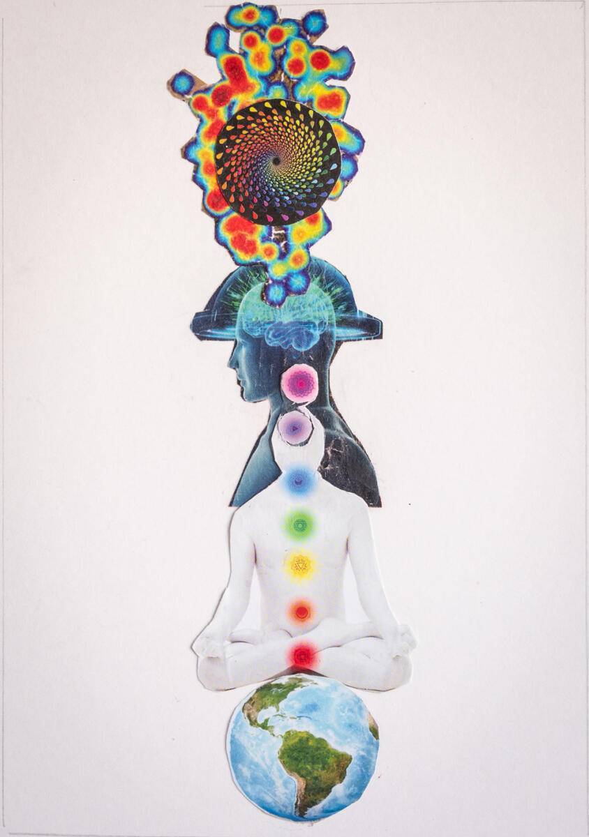 The Chakras, Debra Friedkin, Collage/MM