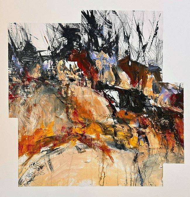 Audubon Artists Gold Medal of Honor in Collage & Mixed Media ($500)