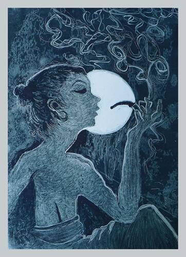 Lady in the Moonlight, CollageMM