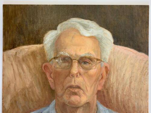 At 92, Oils/Acrylics