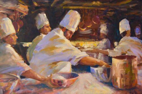 Chef Capelli d Angelo, Oils/Acrylics