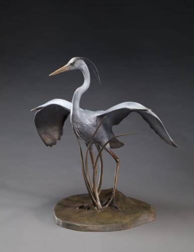 The Great Blue Heron, Sculpture