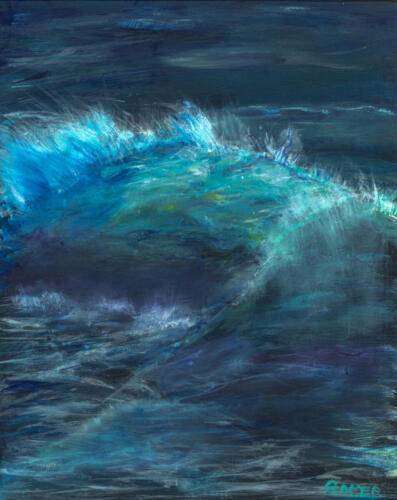 Angel High Sea Nocturnal, Oils/Acrylics