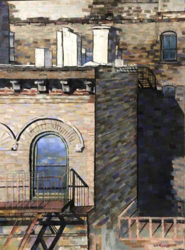 Manhattan View, Pastels