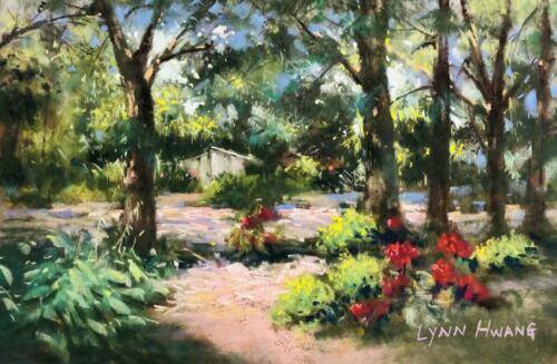 Park Corner  Pastels