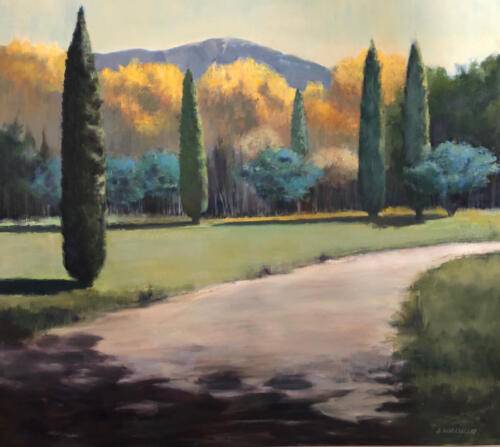 Cypress Trees, Oils/Acrylics