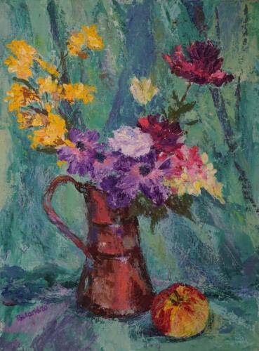 Still Life with Flowers and Fruit, CollageMM