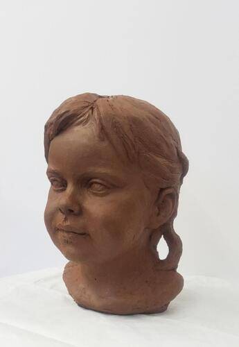 A Girls Portrait, Sculpture